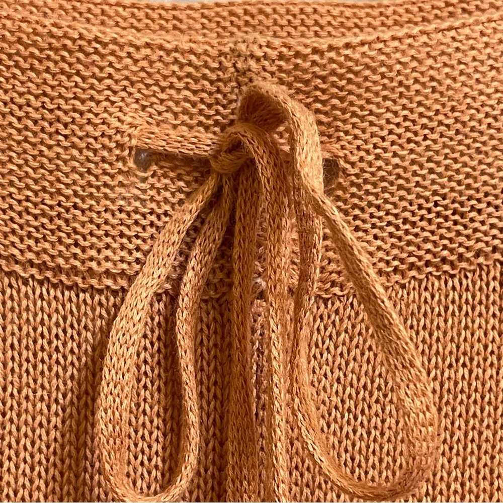 NWT Lucca Couture Maia Linen Cotton Knit Jogger and Duster Set in Clay Sz Small - Picture 12 of 14